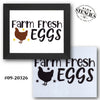 Farm Fresh Eggs Stencil