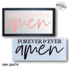 Forever and Ever Amen Stencil