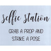 Selfie Station Stencil