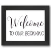 Welcome to Our Beginning Stencil