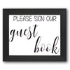 Guest Book Stencil