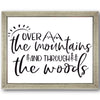 Over the Mountains Stencil