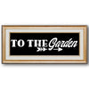 To The Garden Stencil