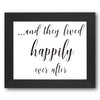 And They Lived Happily Ever After Stencil