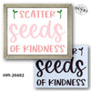 Scatter Seeds of Kindness Stencil
