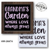 Grandma's Garden Stencil