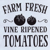 Farm Fresh Tomatoes Stencil