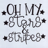 Oh My Stars and Stripes Stencil