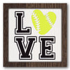 LOVE Baseball/Softball Stencil