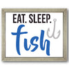 Eat Sleep Fish Stencil