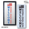 Welcome Faith Family Freedom Stencil