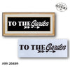 To The Garden Stencil