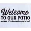 Welcome to Our Patio Stencil