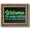 Welcome to Our Patio Stencil