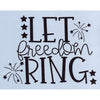 Let Freedom Ring Fireworks Stencil