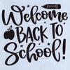Welcome Back to School Stencil