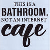This is a Bathroom Stencil