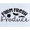 Farm Fresh Produce Stencil