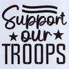 Support Our Troops Stencil
