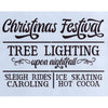 Christmas Festival Stencil