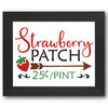 Strawberry Patch Stencil