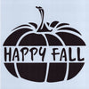 Happy Fall Pumpkin Stencil