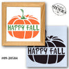 Happy Fall Pumpkin Stencil