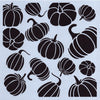 Pumpkin Background Stencil