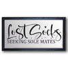 Lost Socks Seeking Sole Mates Stencil