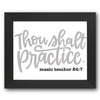 Thou Shalt Practice Stencil
