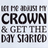 Adjust My Crown Stencil