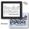 Thou Shalt Practice Stencil