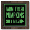 Farm Fresh Pumpkins 1 mile Stencil