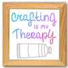 Crafting is My Therapy Stencil
