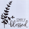 Simply Blessed Stencil