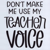 Teacher Voice Stencil