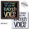 Teacher Voice Stencil