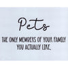 Pets - Only Members of Family You Like Stencil