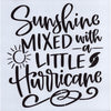 Sunishine Mixed With a Little Hurricane Stencil