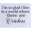 World Where There are Octobers Stencil