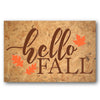 Hello Fall Leaves Stencil