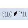 Hello Fall Stencil