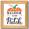 Welcome to Our Patch Pumpkin Stencil