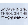 Dashing Through the Snow Stencil