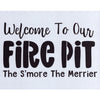 Welcome to Our Firepit Stencil