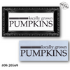 Locally Grown Pumpkins Stencil