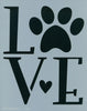 Love Paw Print