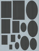 Ovals and Rectangles Stencil