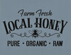 Local Honey Stencil