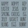 Dunn Inspired Easter Words Stencil
